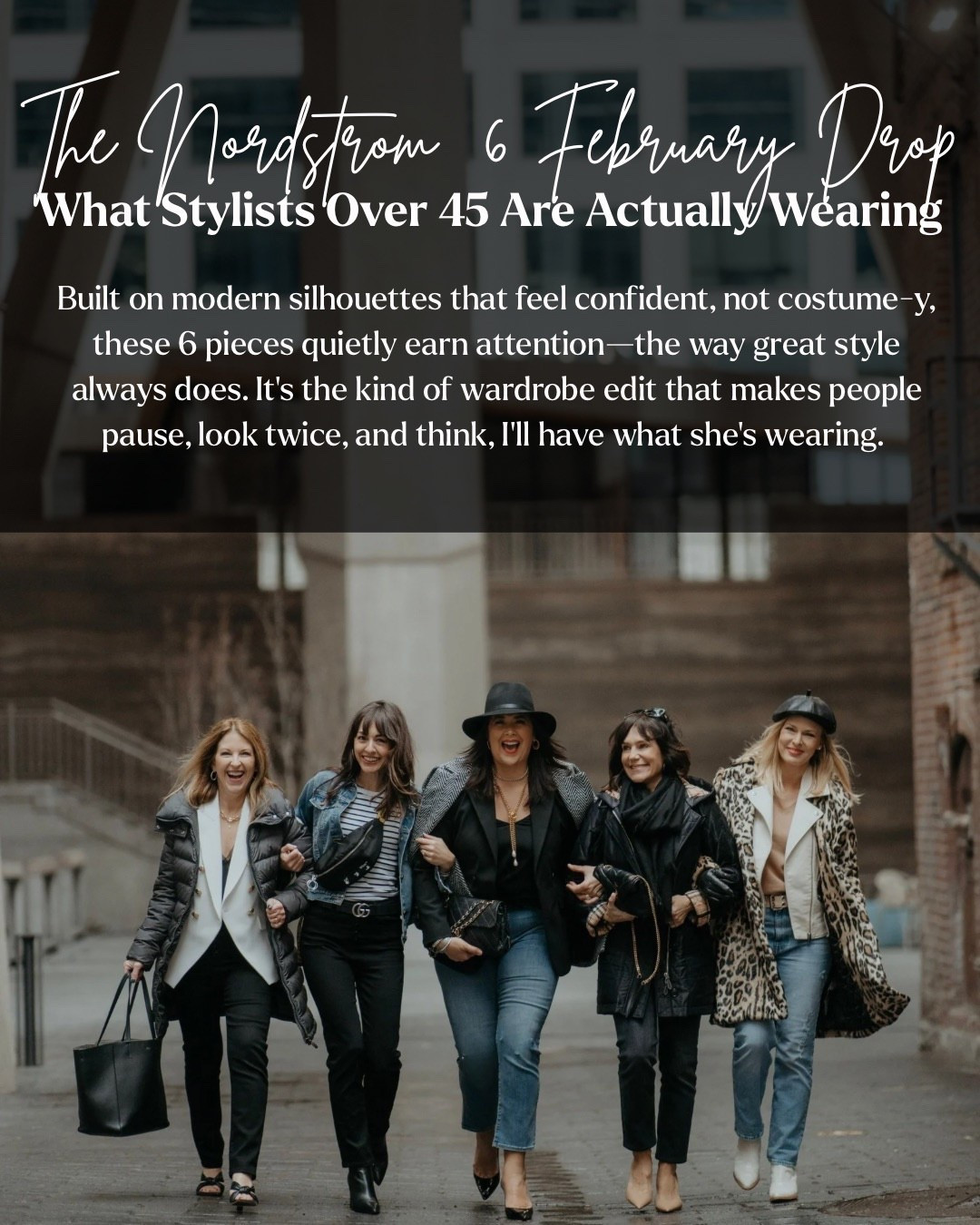 THE NORDSTROM 6 FEBUARY DROP styled by Jennifer Sattler @Closetchoreography
1. Lace trim camisole top 
2. Nordstrom Cardigan under $100
3. Agolde Jeans 
4. Vegan Leather Trench
5. Snakeskin Sandals 
6. Blue Suede Bag