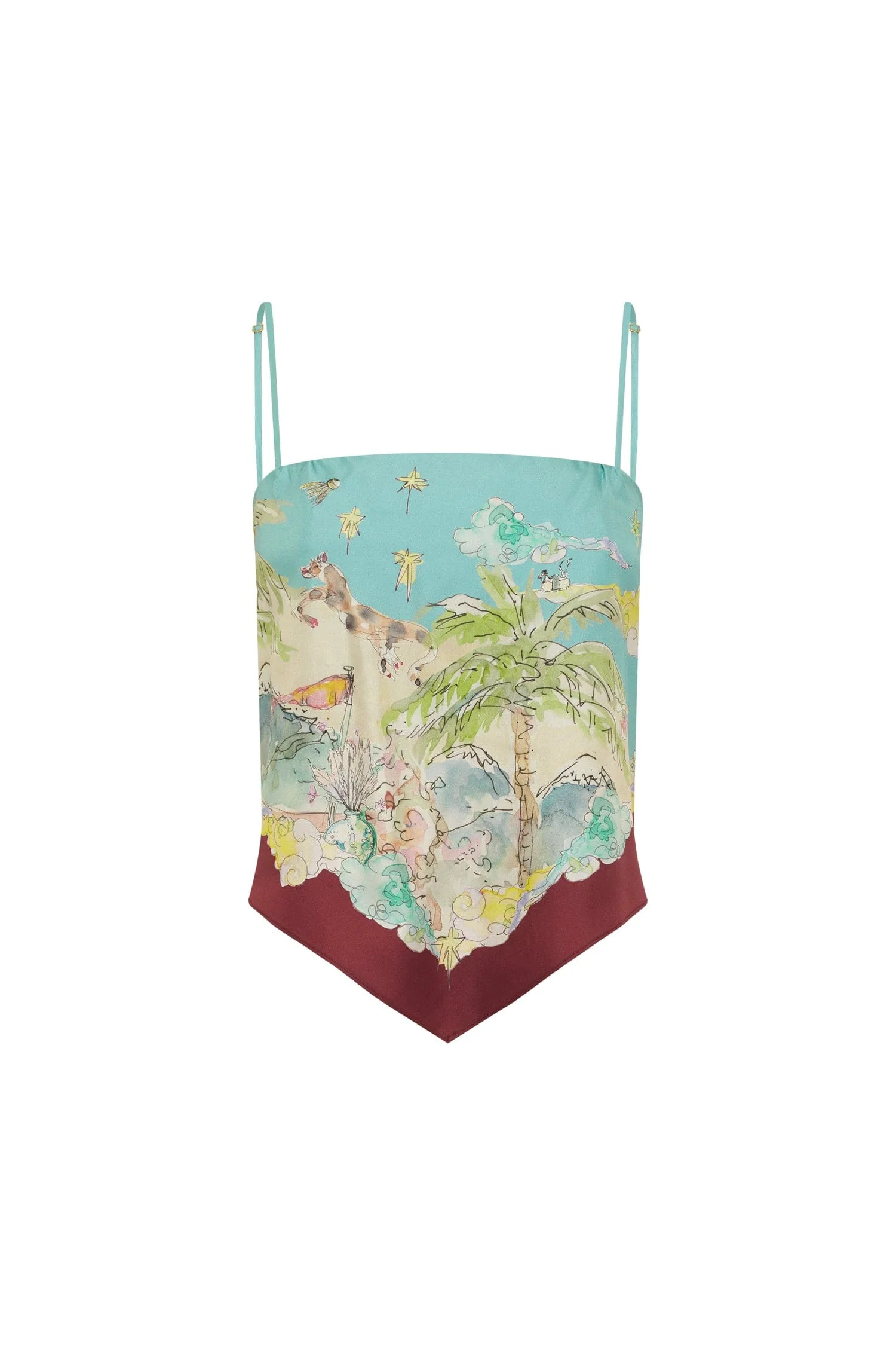 DARIA SILK SCARF TOP | Alemais (AU, US, UK)