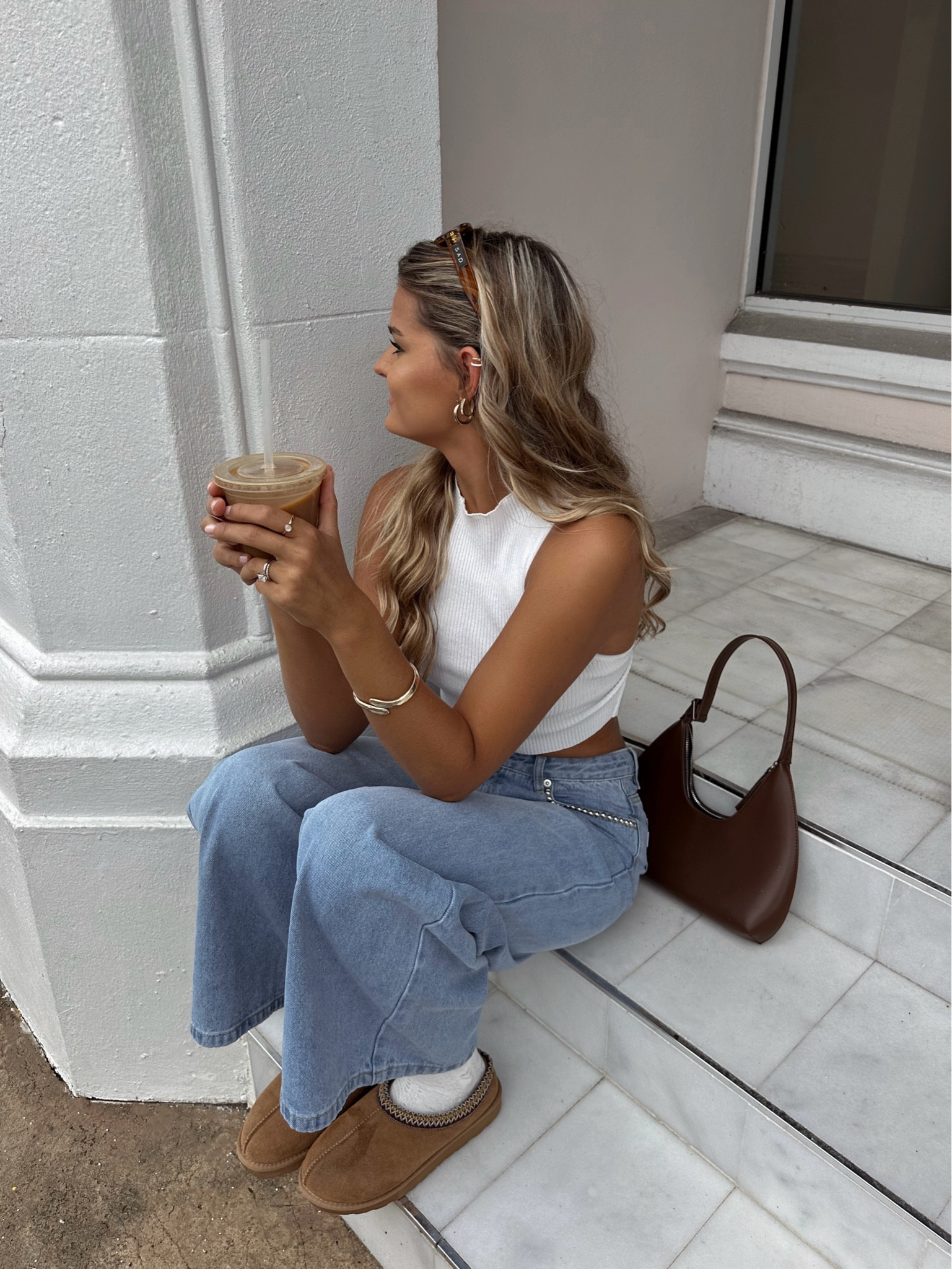 Cute Fall Outfit with Uggs

Wearing a size Us 4 in jeans from Princess Polly! 

#LTKSeasonal #LTKHoliday