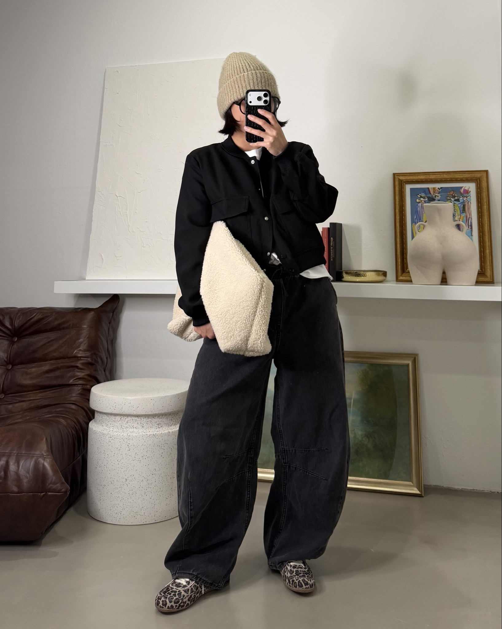 My heads been extra cold lately 🥶 !  Plus I rather not spend time doing my hair sooooo beanie life, lol. 

#LTKootd #LTKPetite #LTKFindsUnder50