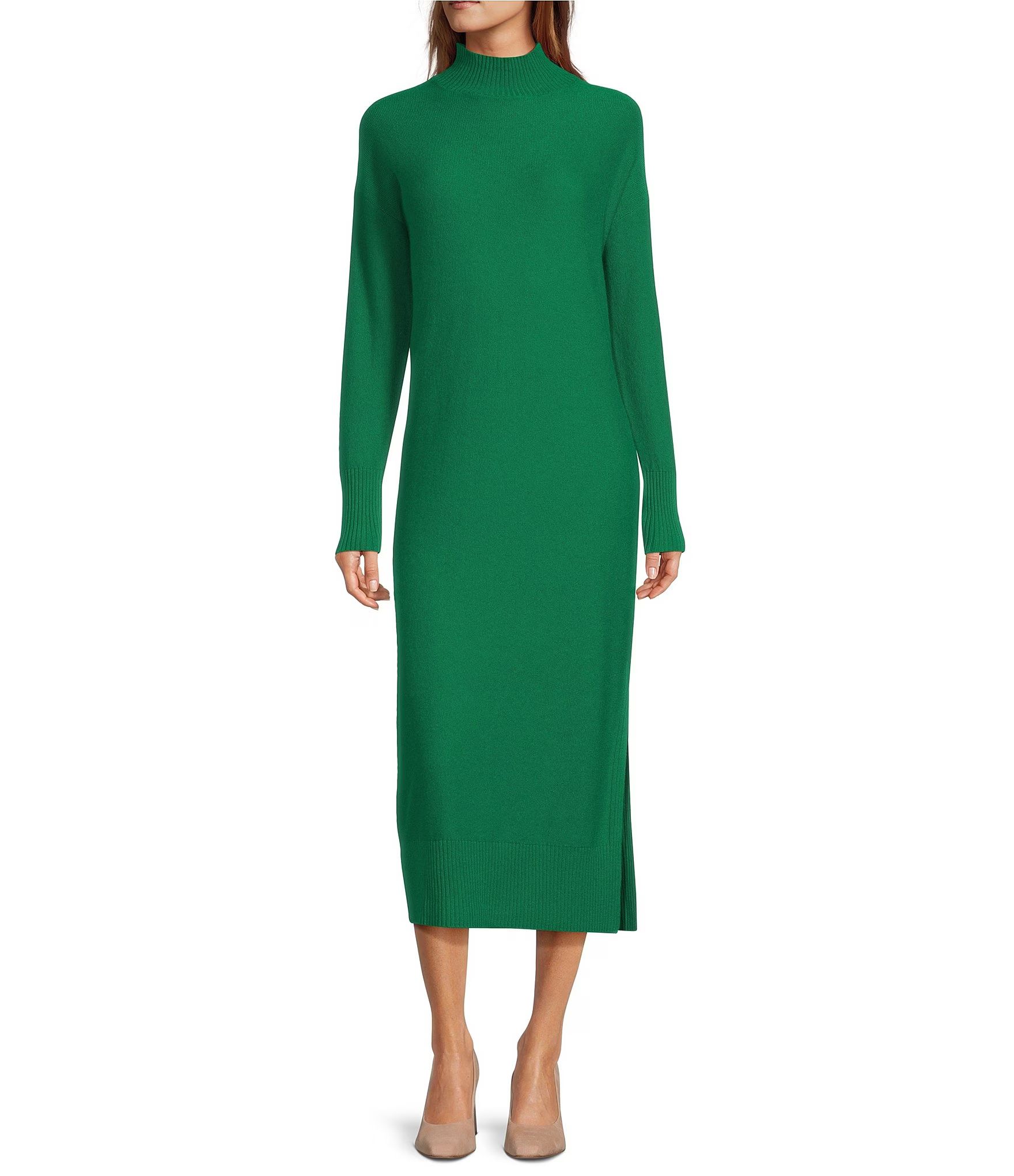 Grace Cashmere Turtleneck Dress | Dillard's