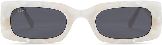 Lauren London x DIFF Eyewear - Lotus Locs - Designer Square Sunglasses for Women - 100% UVA/UVB | Amazon (US)