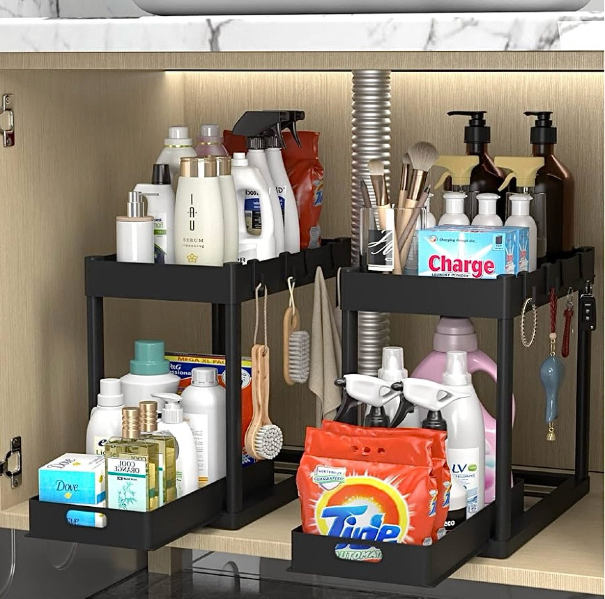 Under Sink organizer rack.

#LTKFindsUnder50 #LTKHome