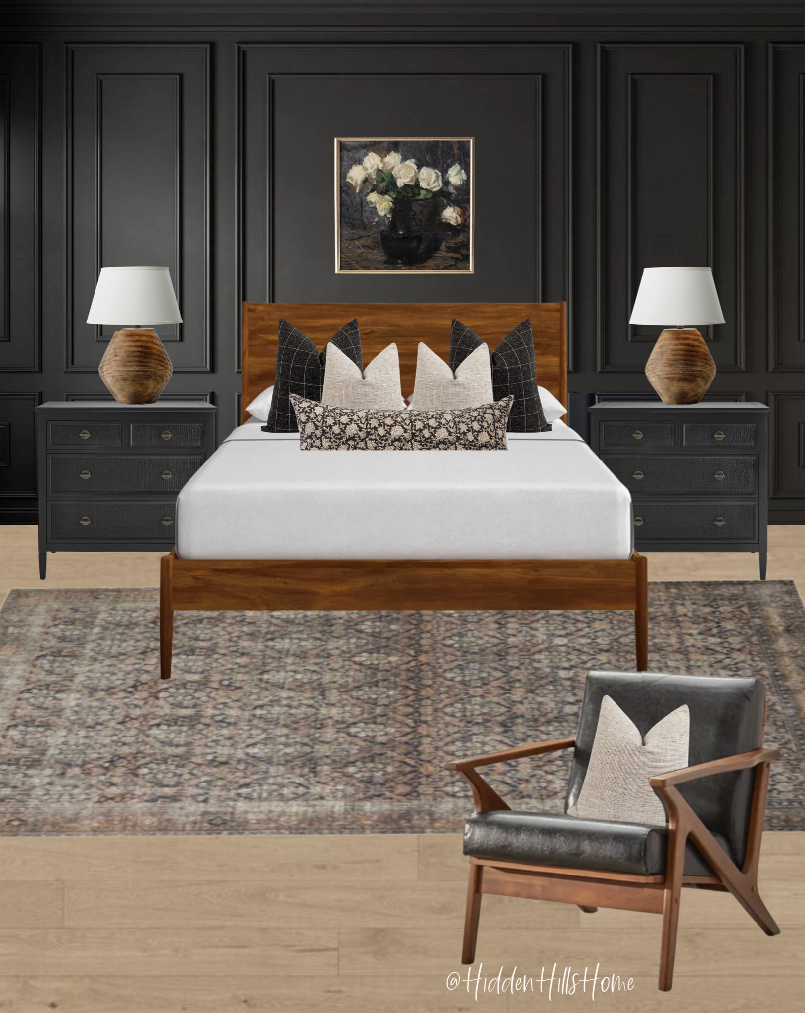 Masculine bedroom, dark moody bedroom decor ideas, bedroom Inspo, cozy bedroom, bedroom with black walls #bedroom #homedecor

#LTKsalealert #LTKstyletip #LTKhome