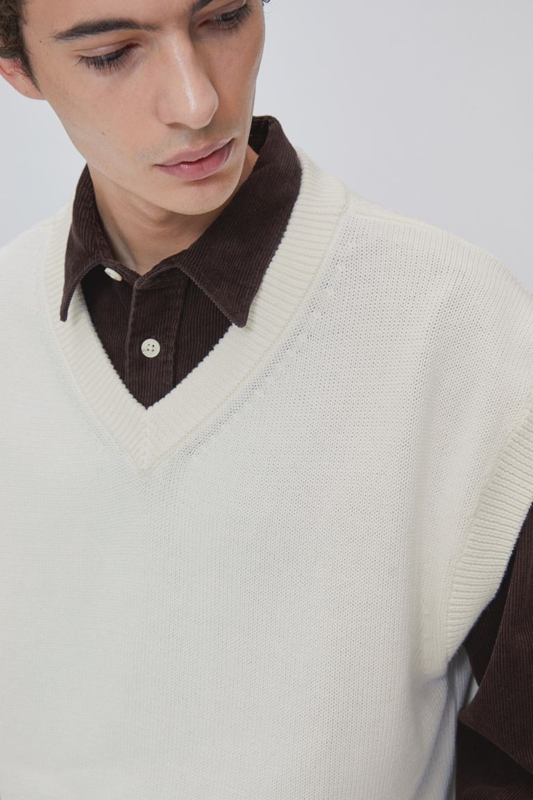 Relaxed Fit V-neck Sweater Vest | H&M (US + CA)