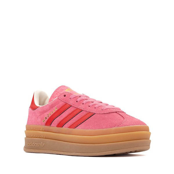 adidas Gazelle Bold Athletic Shoe - Big Kid - Rose Tone / Better Scarlet / Cream White | Journeys