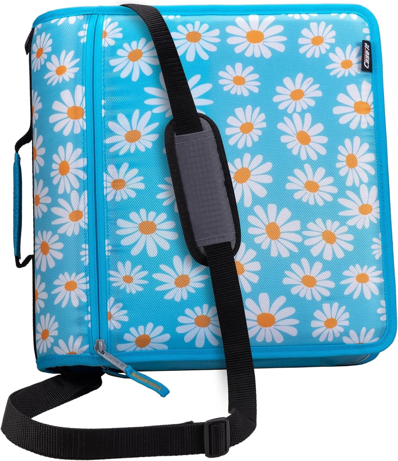 Case-it The Mighty Zip Tab Zipper Binder - 3 Inch O-Rings - 5 Color Tab Expanding File Folder - M... | Walmart (US)