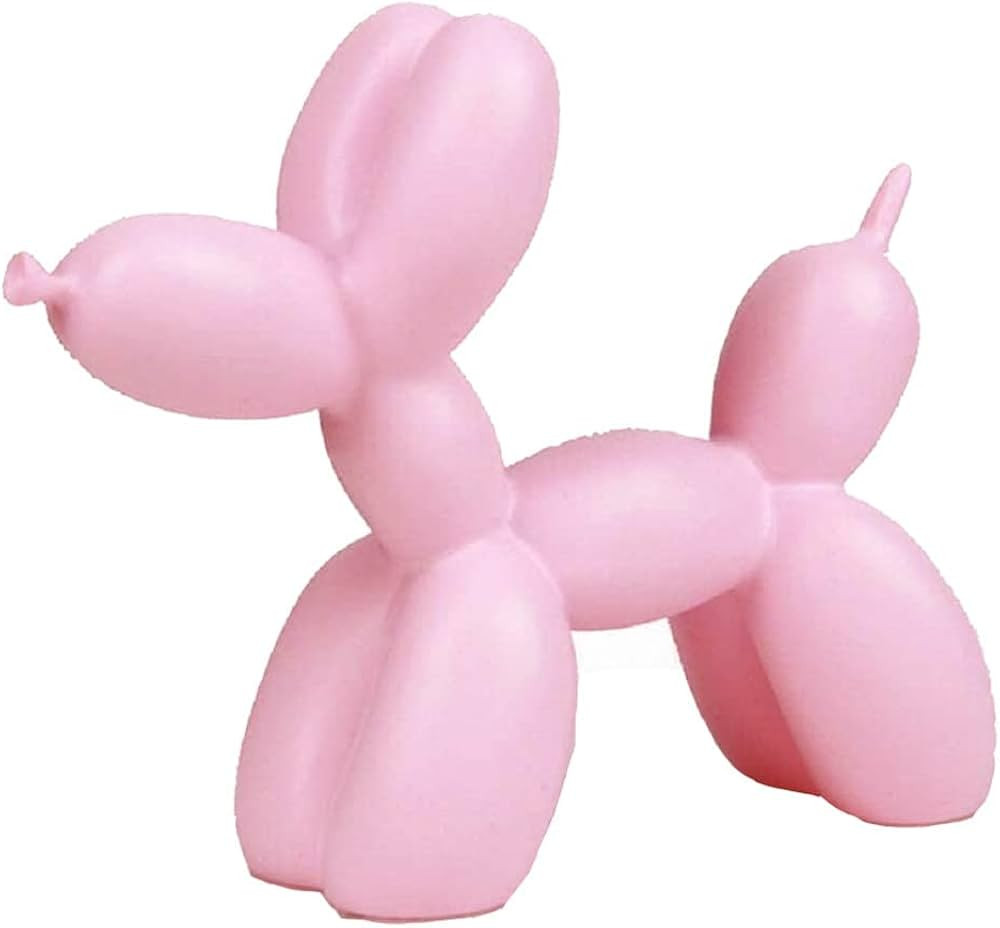 Resin Balloon Dog Sculpture,Mini 4inch Creative Cute Animal Crafts Figurine Balloon Dog Shaped St... | Amazon (US)