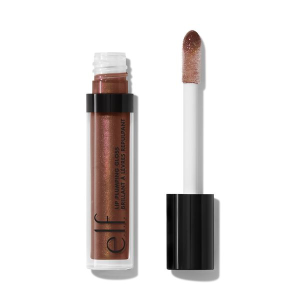 e.l.f. Cosmetics Lip Plumping Gloss In Chocolate Glaze - Vegan and Cruelty-Free Makeup | e.l.f. cosmetics (US)