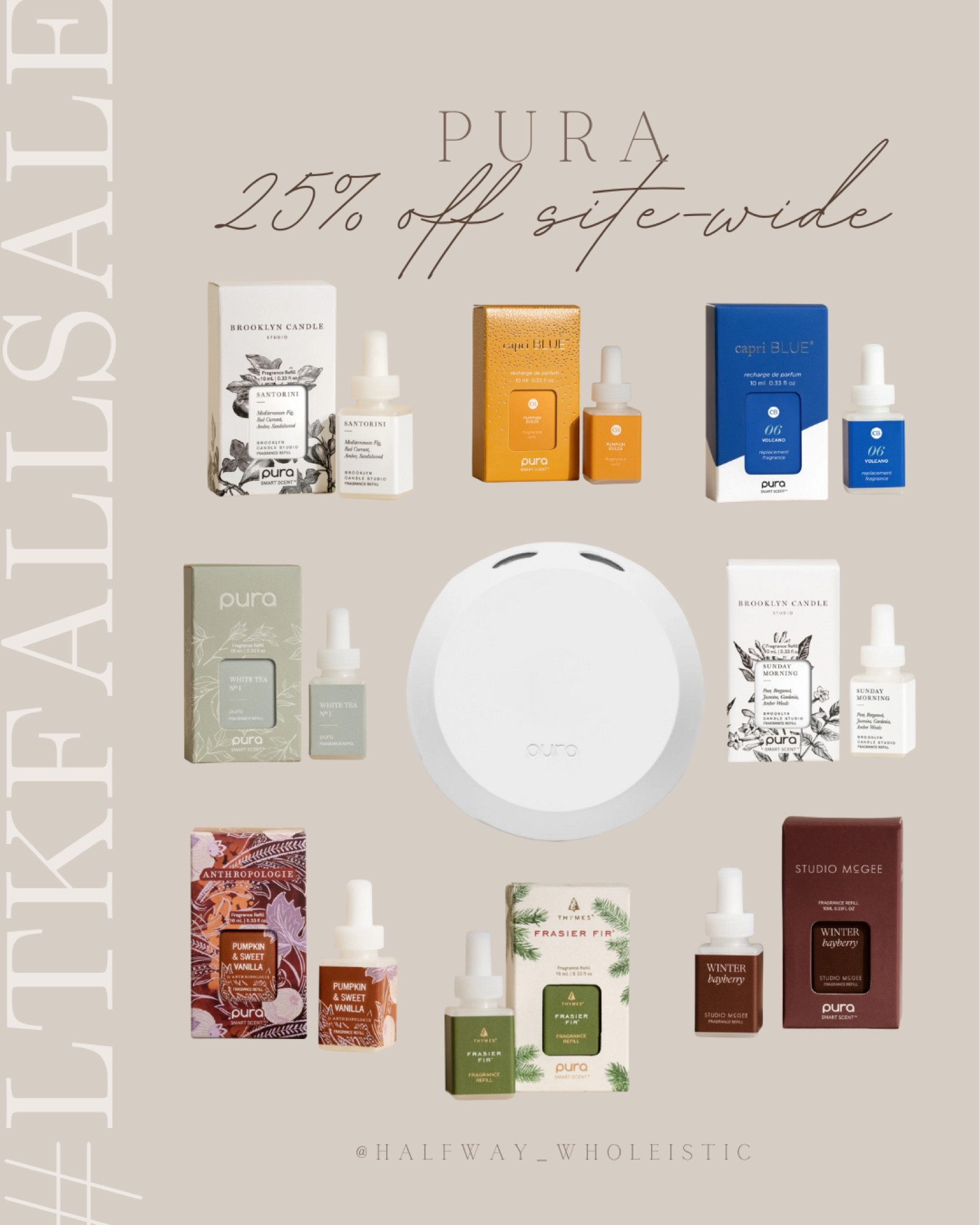 Shop through the LTK app and use the exclusive code provided to save 25% off site-wide! Grab some fall or holiday inspired scents while they’re on sale 👏🏼

#anthro #studiomcgee #volcano #diffuser #fragrance 

#LTKHome #LTKSaleAlert #LTKFallSale