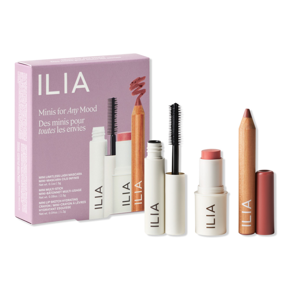 ILIA Minis For Any Mood - Clean Travel Makeup Set | Ulta