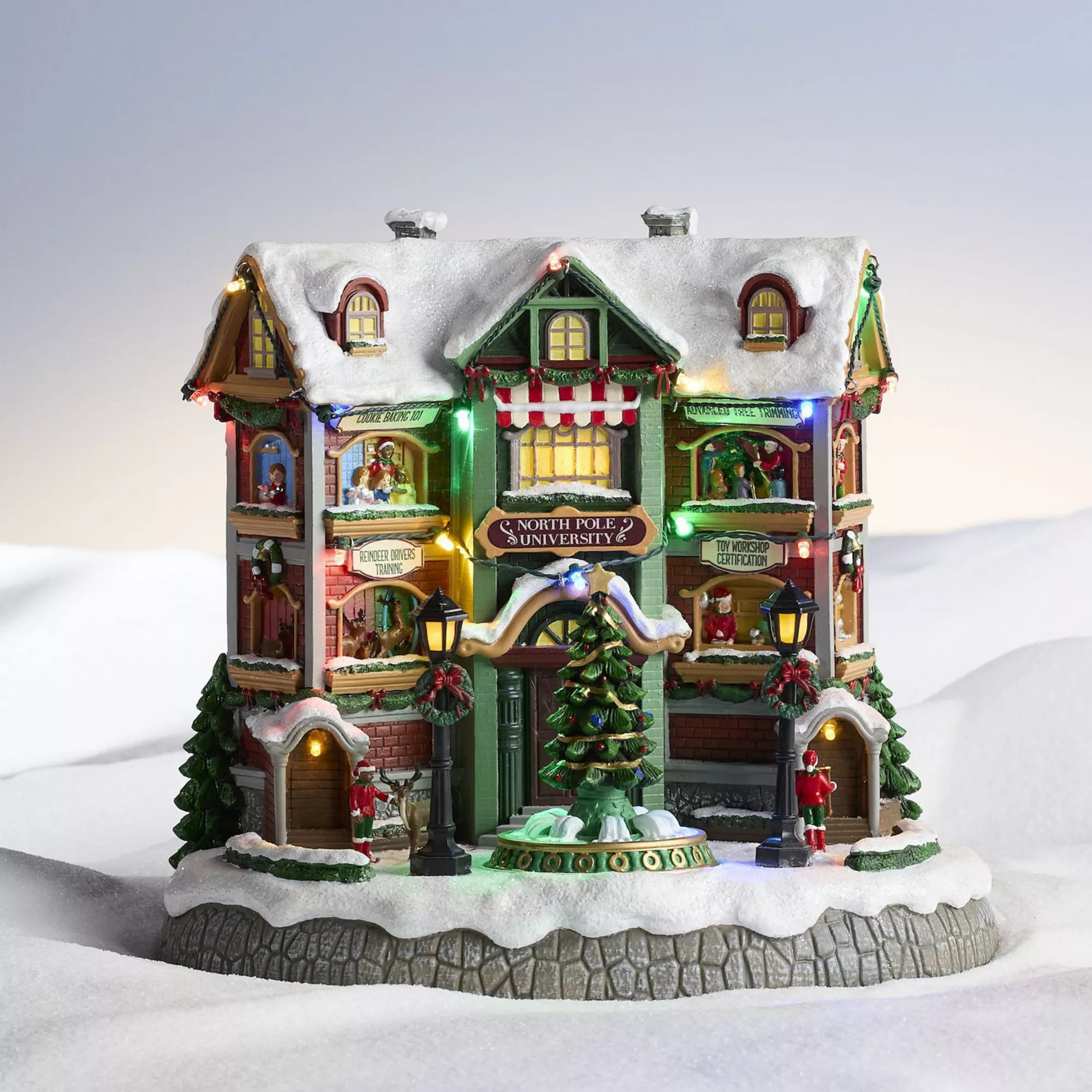 St. Nicholas Square® Light-Up Musical North Pole University Building Table Decor | Kohl's