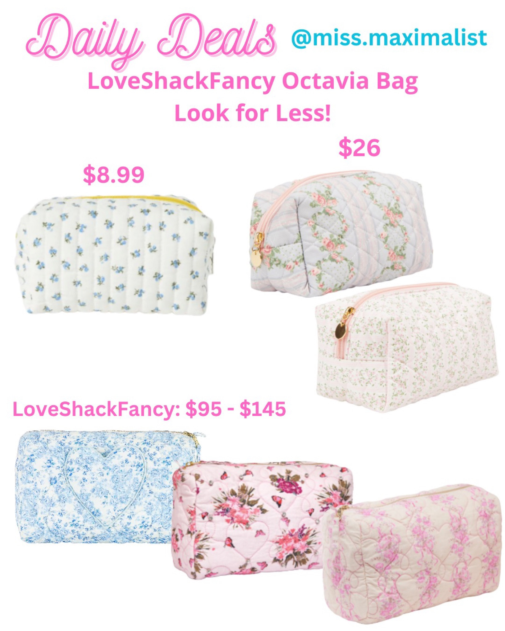 Loveshackfancy Stoney Clover Lane Pink 2024 Floral Clutch Love Shack Fancy Pouch Bag