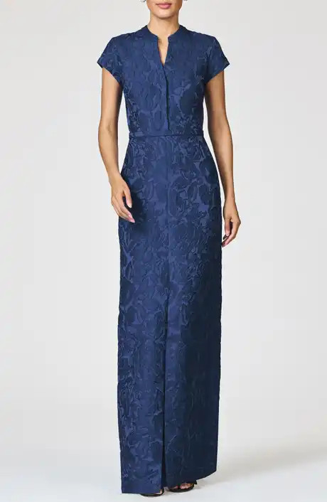 Long Sleeve Smocked Back Panel Midi Dress | Nordstrom