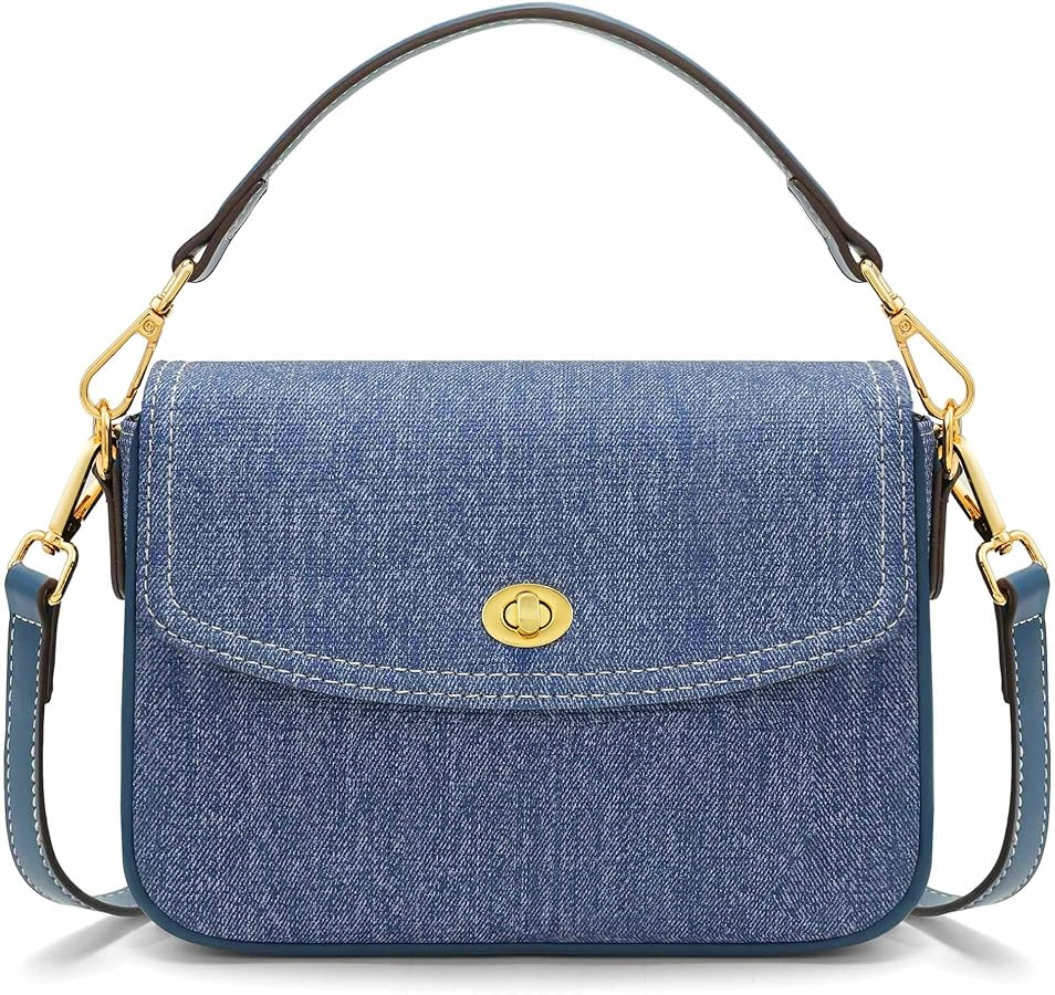 Shoulder Crossbody Purse - Trendy Canvas Women's Shoulder Handbags with Adjustable Strap | Amazon (US)