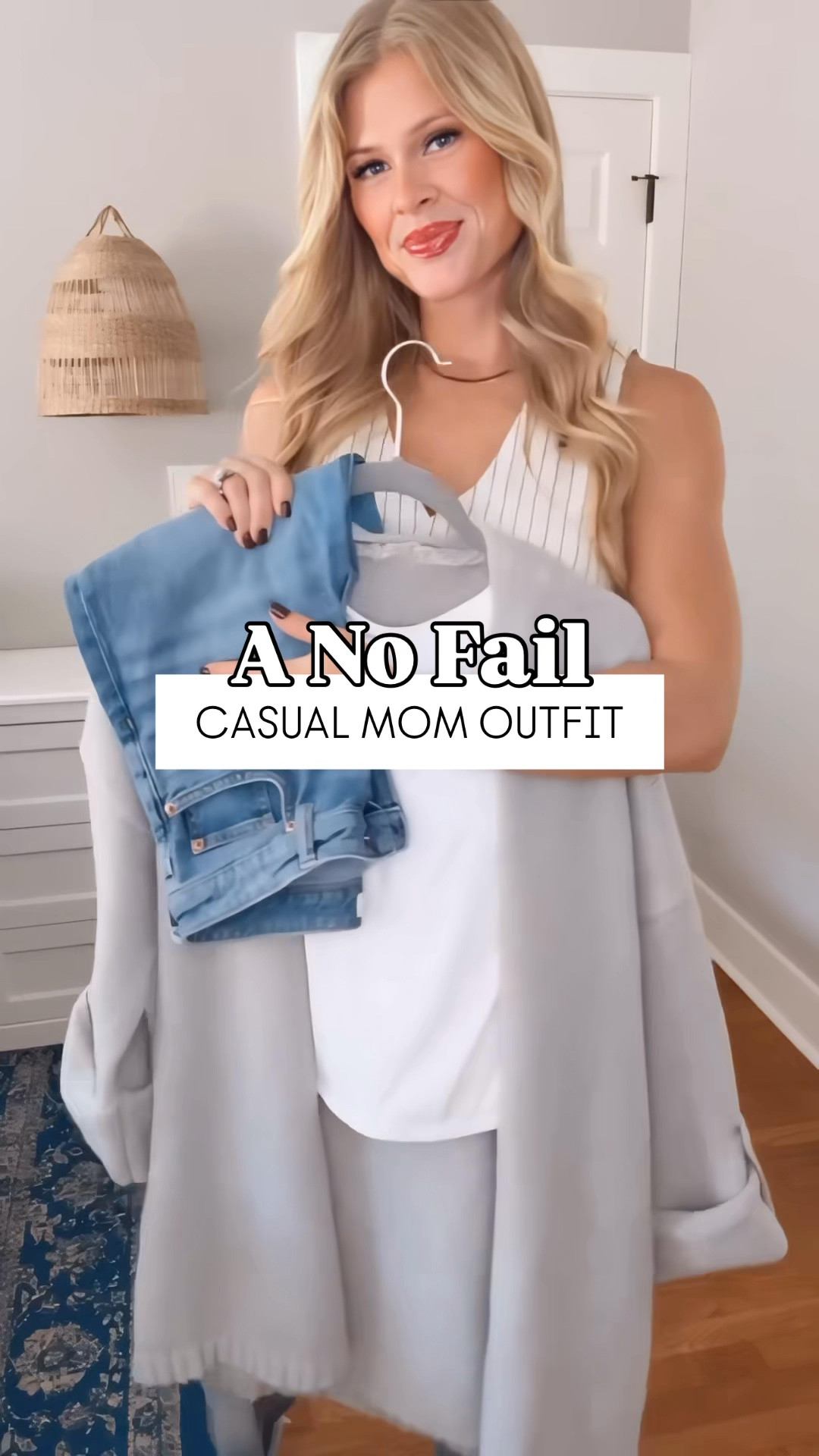 A no fail casual mom outfit to throw on and look put together! The cardigan is back in stock and the top has a built in bra! 👏🏼

Wearing size small in the cardigan and tank, size 2 in the jeans!

#mommusthaves #casualoutfits #casualoufitideas
cozy cardigan, built in bra, wide leg jeans, stretchy jeans, everyday bra, fall casual outfit, amazon outfit, mom outfit, mom ootd, amazon haul, look for less, millennial style, mom fashion, affordable style

#LTKSaleAlert #LTKSeasonal #LTKTall