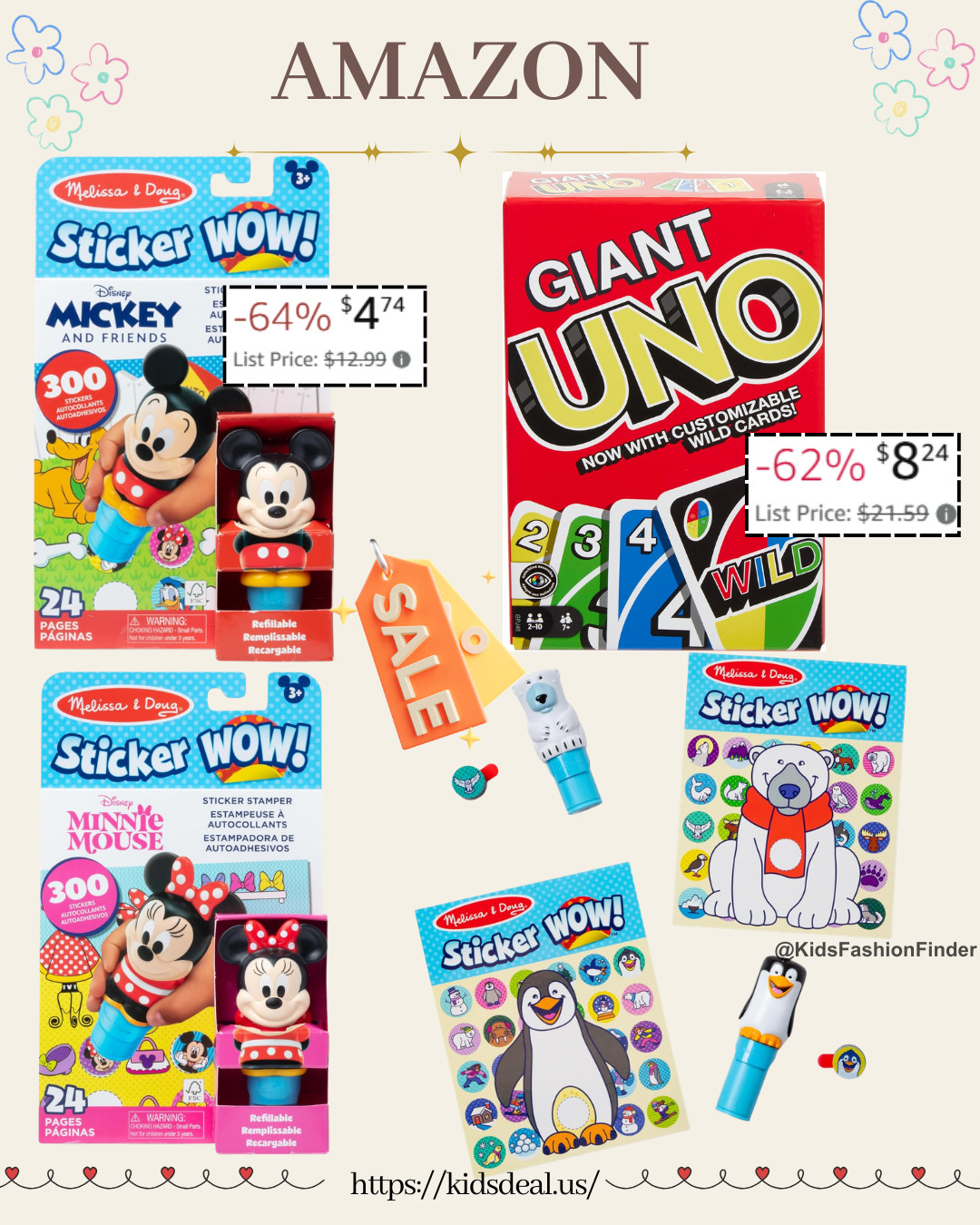 🎨🐭 Melissa & Doug Sticker WOW! — Disney Edition!

Mickey & Minnie fun that toddlers LOVE 😍
Just stamp, stick & play — totally mess-free! 🙌

Perfect for travel, car rides & quiet time 🚗✈️
Keeps little hands busy and happy 💛

#MelissaAndDoug #StickerWOW #MickeyMouse #MinnieMouse #ToddlerActivities #TravelToys #MessFreeFun #KidsActivities #MomFinds #AmazonFinds #ScreenFreePlay 🎨💛 

 

#LTKmomlife #LTKTravel #LTKKids
