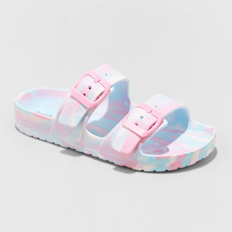 Kids' Noa Slip-On Footbed Sandals - Cat & Jack™ | Target