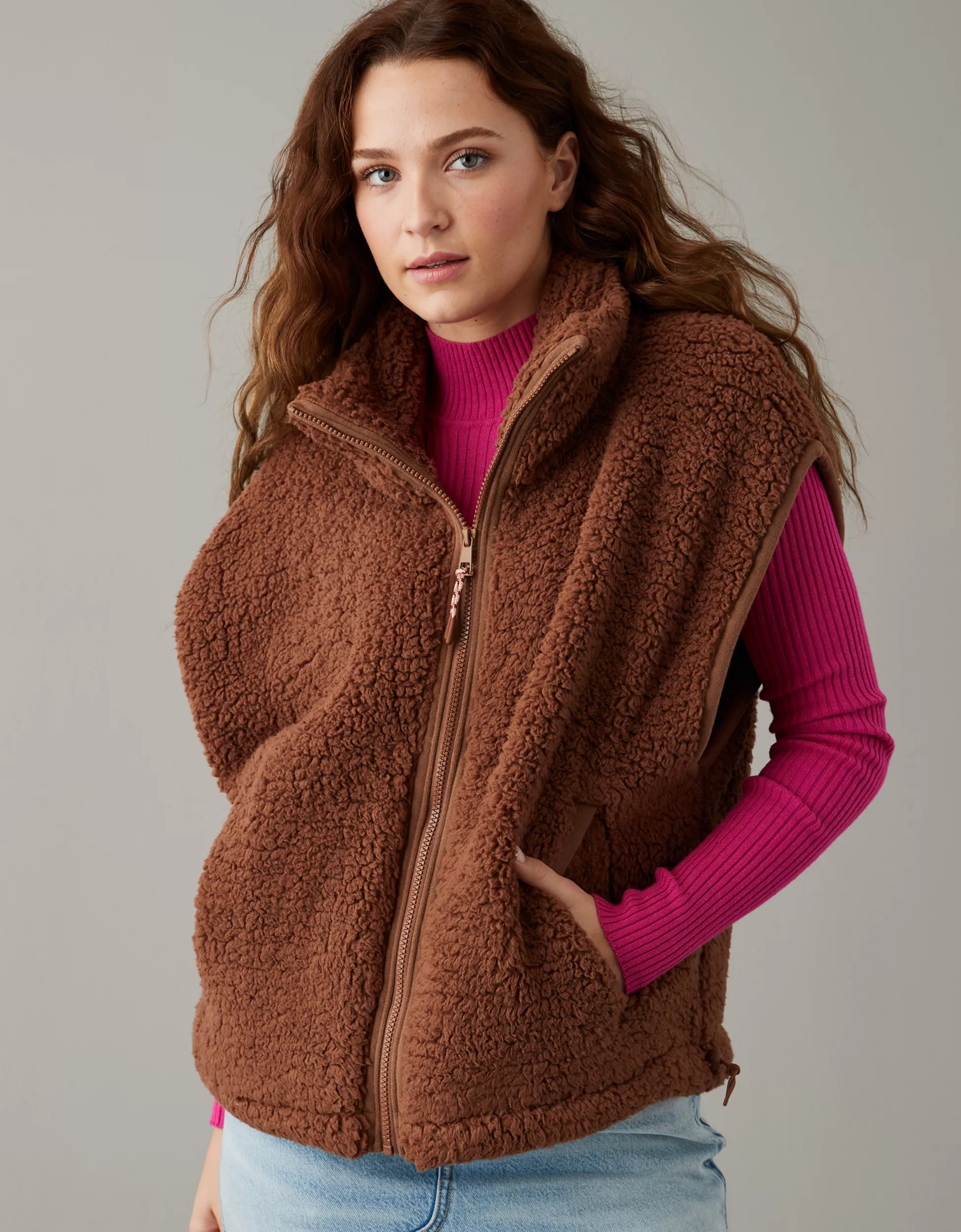 AE Sherpa Vest | American Eagle Outfitters (US & CA)