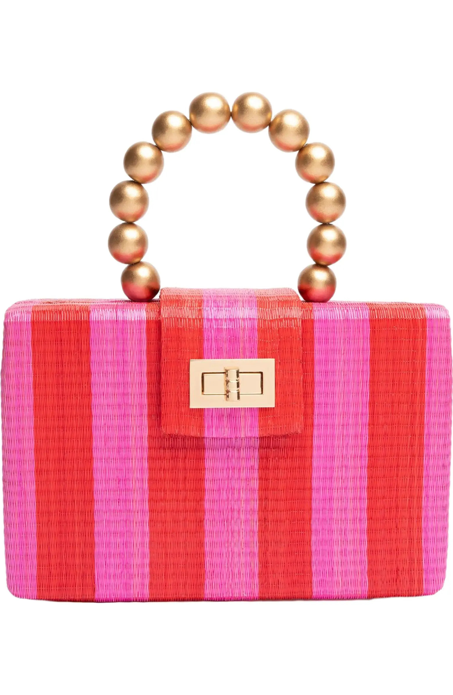 Soli & Sun THE LOUISA Woven Straw Clutch Bag | Nordstrom | Nordstrom