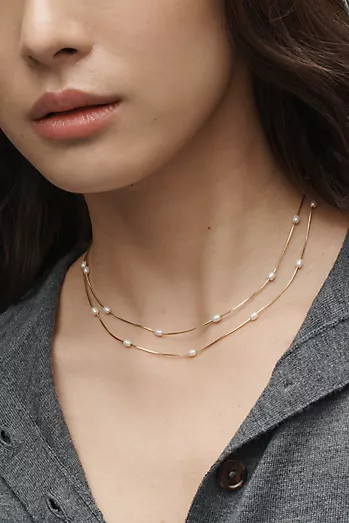 Pearl Wrap Necklace | Anthropologie (UK)