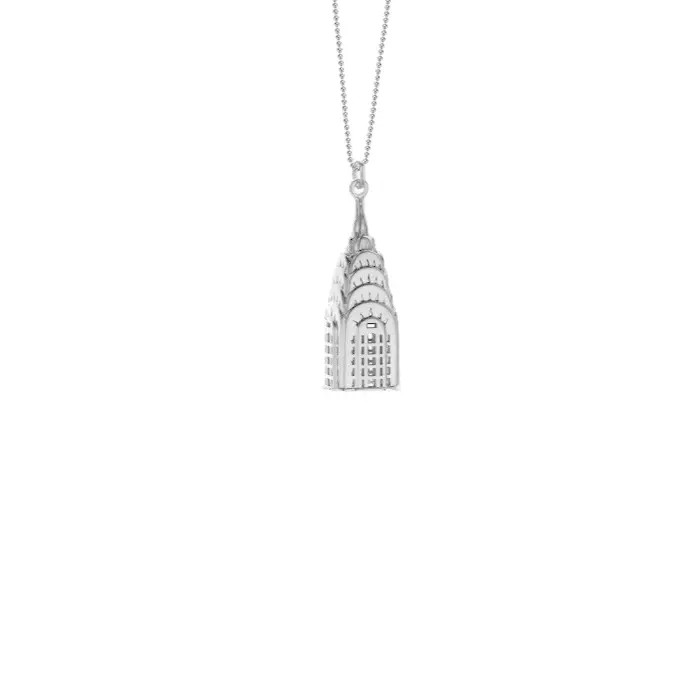 Chrysler Building Charm | Sterling Silver | NYC Charm | Jet Set Candy (US)