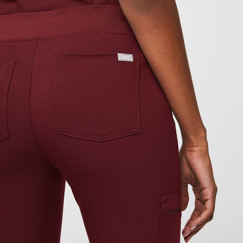 Women's Zamora Jogger Scrub Pants™  - Burgundy · FIGS | FIGS