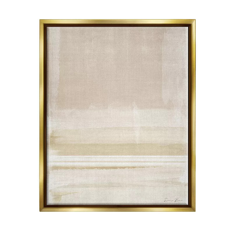 Stupell Home Decor Abstract Neutral Landscape Wall Art - Gold-Tone Frame, Beige | Kohl's