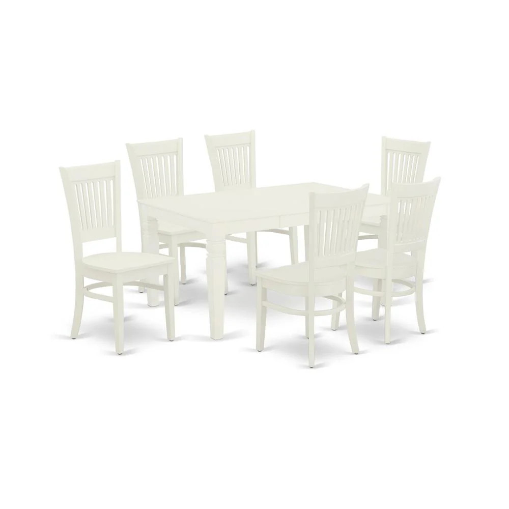 Dining Table- Table Leg Dining Chairs, WEVA7-LWH-W | Shop Simon