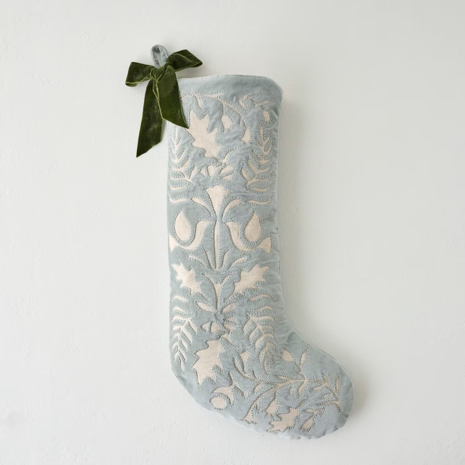 Winter Splendor Velvet Stocking | Magnolia