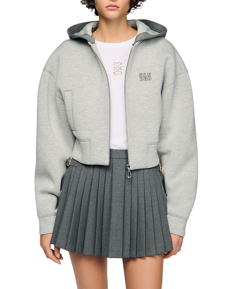Sandro Jake Embroidered Hoodie | Bloomingdale's (US)