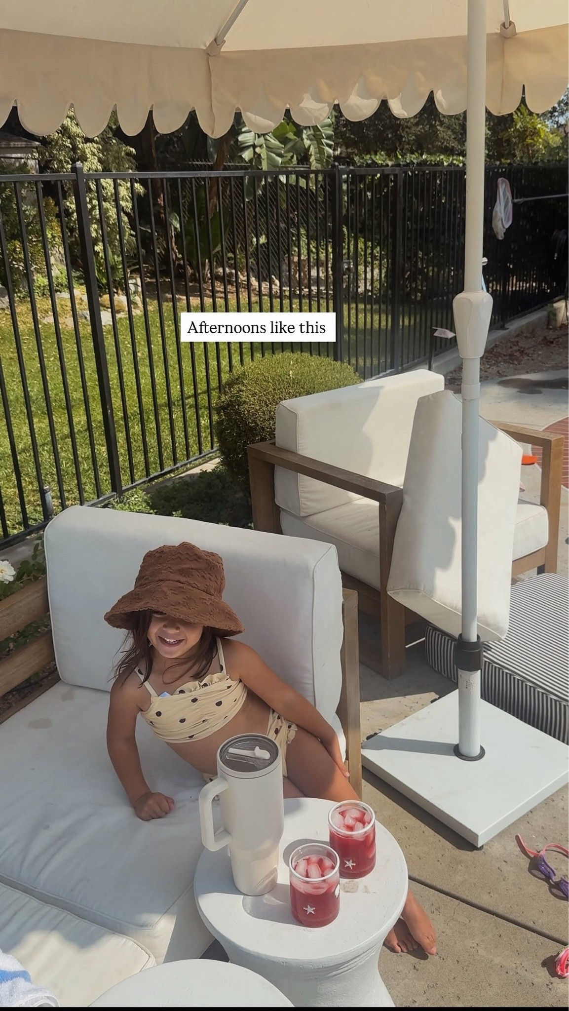 My fave days on our patio ☀️

#LTKHome #LTKSeasonal