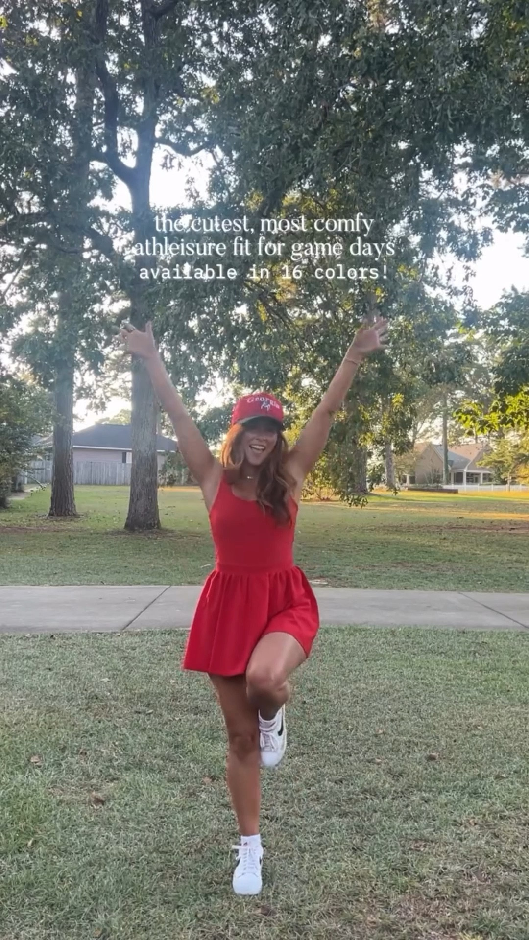 obsessed w this athleisure dress—perfect for game days ❤️🏈🐾 🎯

available in 16 colors! comment DRESS to snag your team's colors

@target @targetdoesitagain @targetstyle #red #uga #bulldogs #georgia #georgiafootball