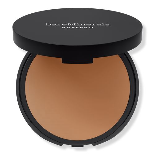 Medium Deep 45 Warm BAREPRO 16HR Skin-Perfecting Matte Powder Foundation - bareMinerals | Ulta Be... | Ulta