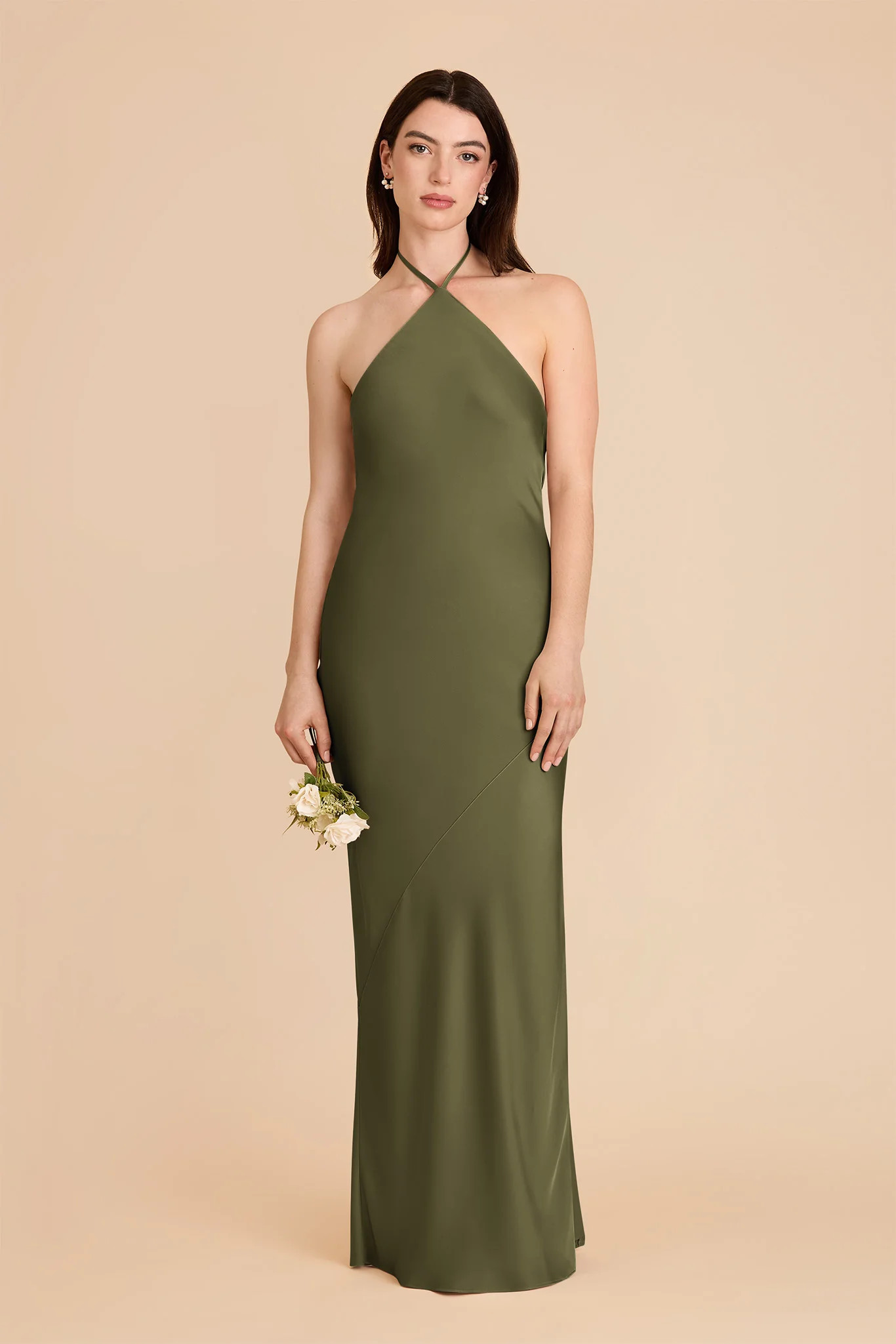 Ariel Matte Satin Dress - Martini | Birdy Grey | Birdy Grey