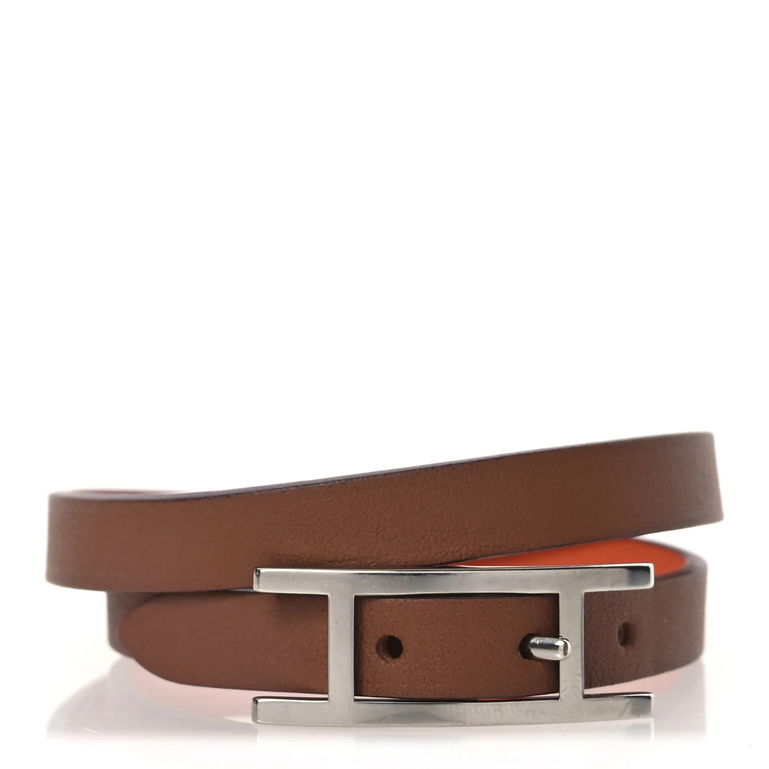 Swift Behapi Double Tour Reversible Bracelet T2 Orange Gold | FASHIONPHILE (US)