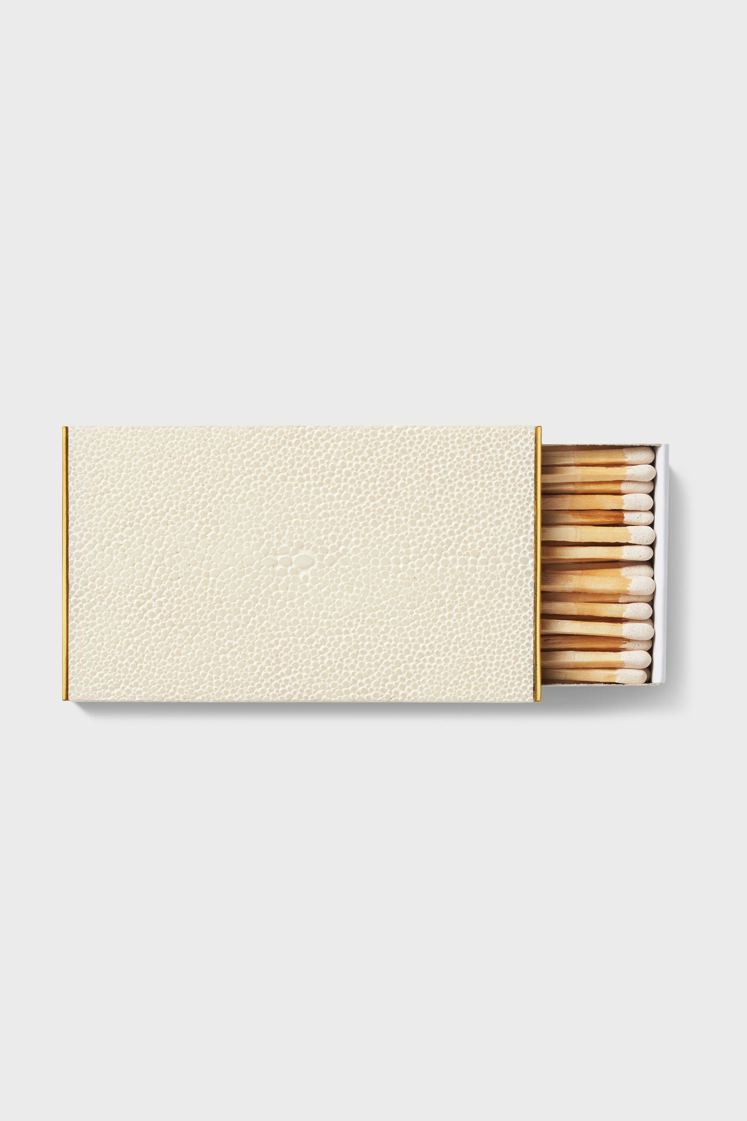Cream Shagreen Matchbox Sleeve | Tuckernuck (US)