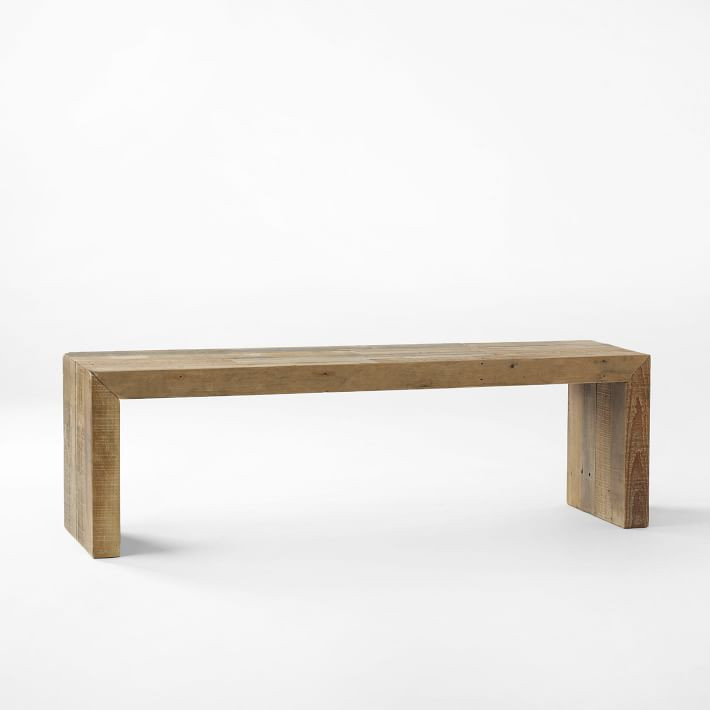 Emmerson® Reclaimed Wood Dining Bench - Reclaimed Pine | West Elm (US)