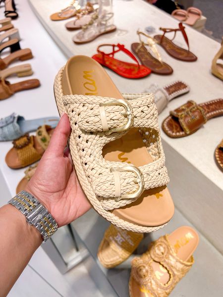 These cute sandals are on trend this season and currently on sale 40% off! Available in all sizes! 

Sandals, summer sandals, summer shoes, summer footwear, shoe wishlist, neutral sandals, versatile neutral sandals, summer slides, flat sandals, neutral sandals, neutral slides, comfort sandals, Sam Edelman sandals

#LTKSaleAlert #LTKFindsUnder100 #LTKShoeCrush
