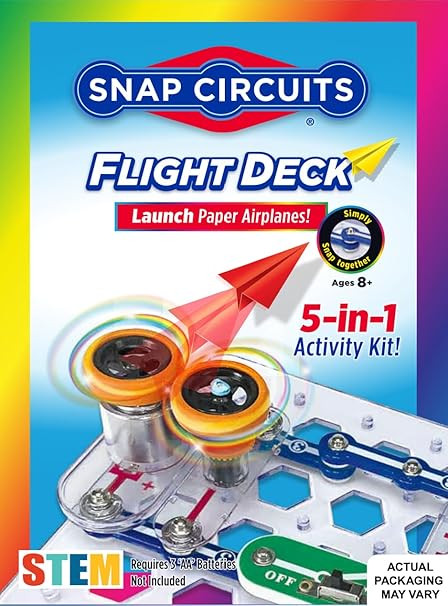 Snap Circuits Flight Deck Science/STEM Toy kit | Ages 8+ | Construction Gift for Boys and Girls | Amazon (US)
