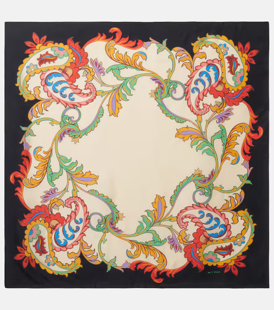 Etro Paisley silk twill scarf | Mytheresa (DACH)