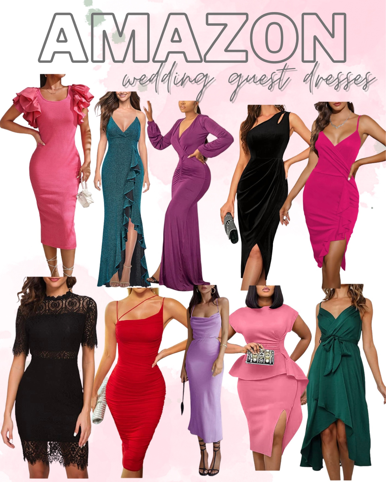 Amazon wedding guest dresses! Daily Amazon finds! Fall fashion finds, maxi dress, midi dress, mini dress, formal dress, little black dress, lbd, ruffle dress, sexy dress, holiday dress 



#LTKwedding #LTKstyletip #LTKunder50
