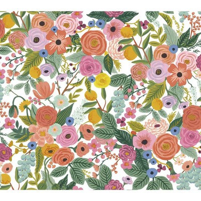 Rifle Paper Co. Garden Party Peel and Stick Wallpaper Rose | eBay US