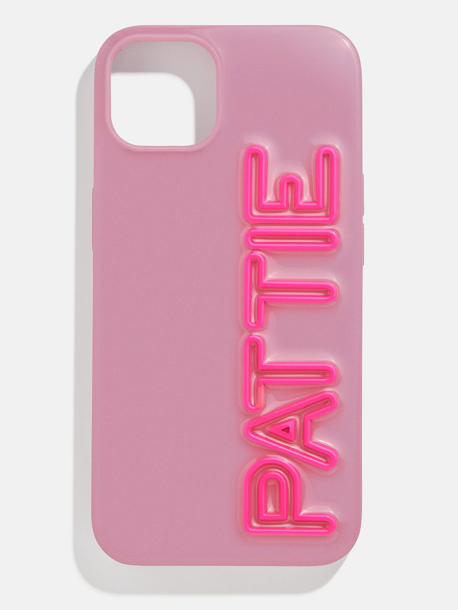Fine Line Custom iPhone Case - Mauve/Hot Pink | BaubleBar