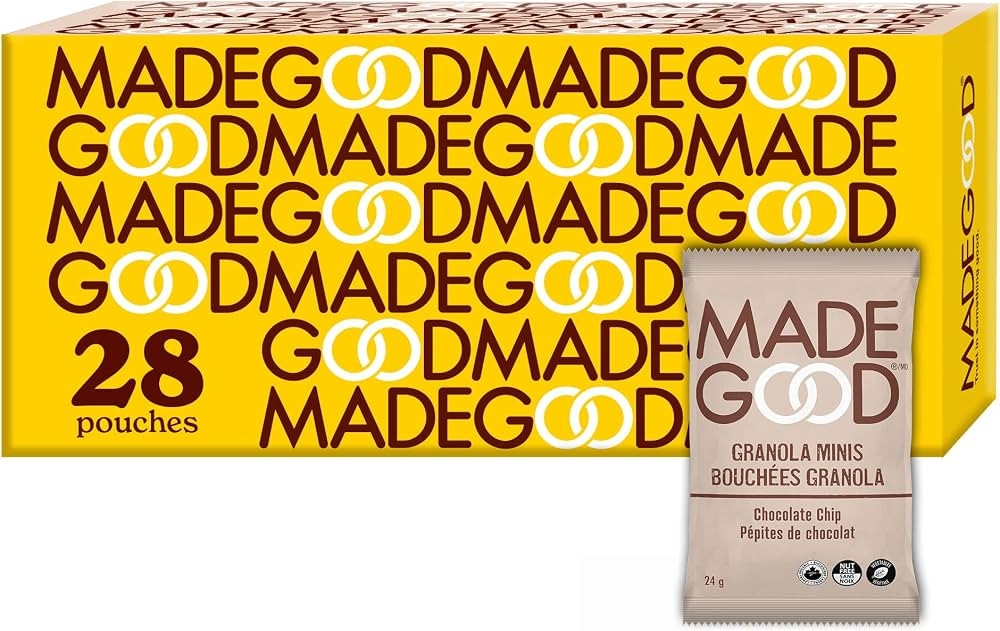 MadeGood Granola Minis, Chocolate Chip, 24g (28 Count) Gluten Free Snacks | Amazon (CA)