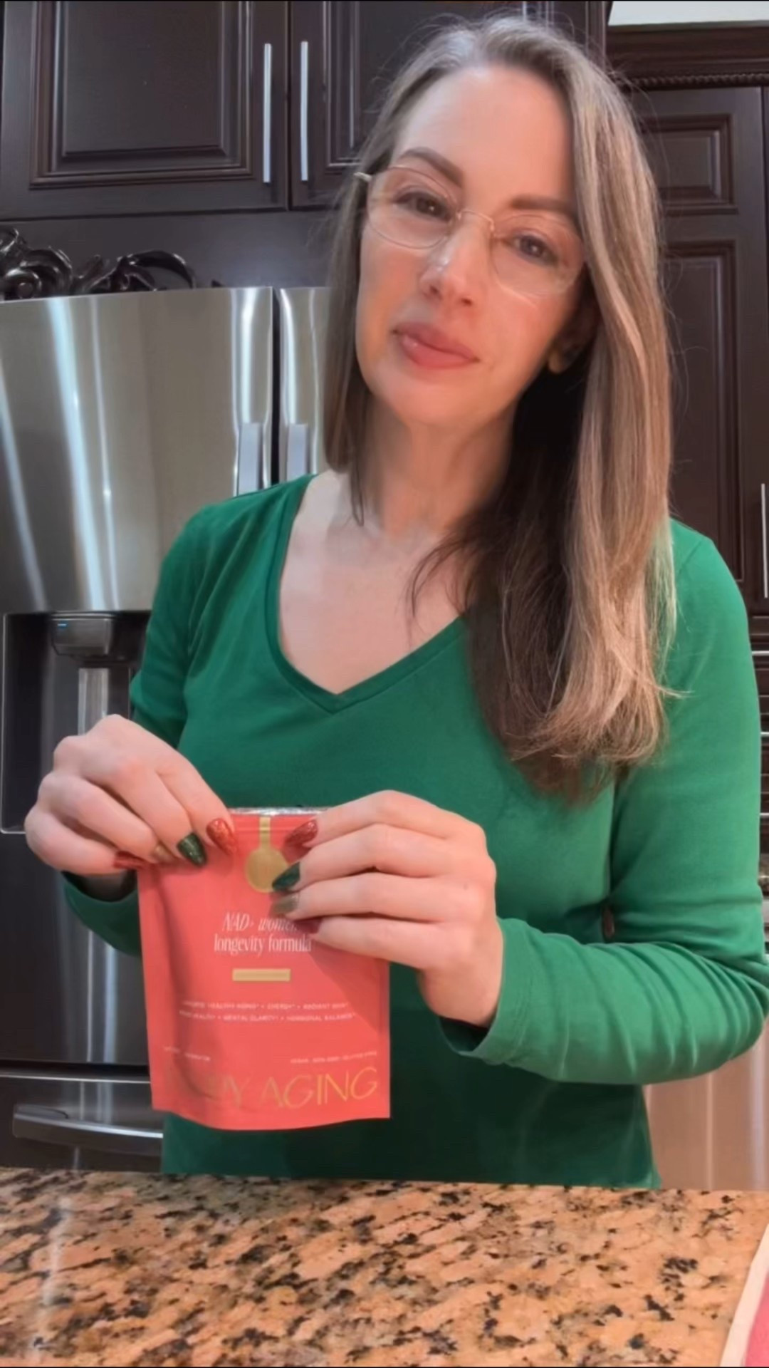 Women over 40! I found this amazing longevity formula from @happyaging that is specifically made for women. It addresses all twelve hallmarks of aging. It’s backed by real science, formulated by Harvard-trained longevity experts. 
 Get ready for
🎉 visible vitality
🎉glowing skin
🎉 mental clarity
🎉 more energy 
🎉happy hormones
🎉 youthful looking skin
🎉healthy, stronger hair

Embracing age is powerful. Now you have a NAD+ option just for women! 
At the age of 51 I’ve never felt or looked better. 
Shop for your Happy Aging products right here on my LTK. Let’s get happy together 🤗

happy aging 
nad 


#LTKmorningroutine #LTKselfcare 

#LTKOver40