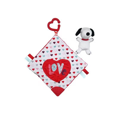 Peanuts Snoopy Valentine Hanging Crinkle Activity Square Baby Learning Toy | Target