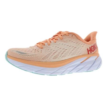 Hoka One One Clifton 8 Womens Shoes Size 8 Color: Cantaloupe/Silver Peony | Walmart (US)