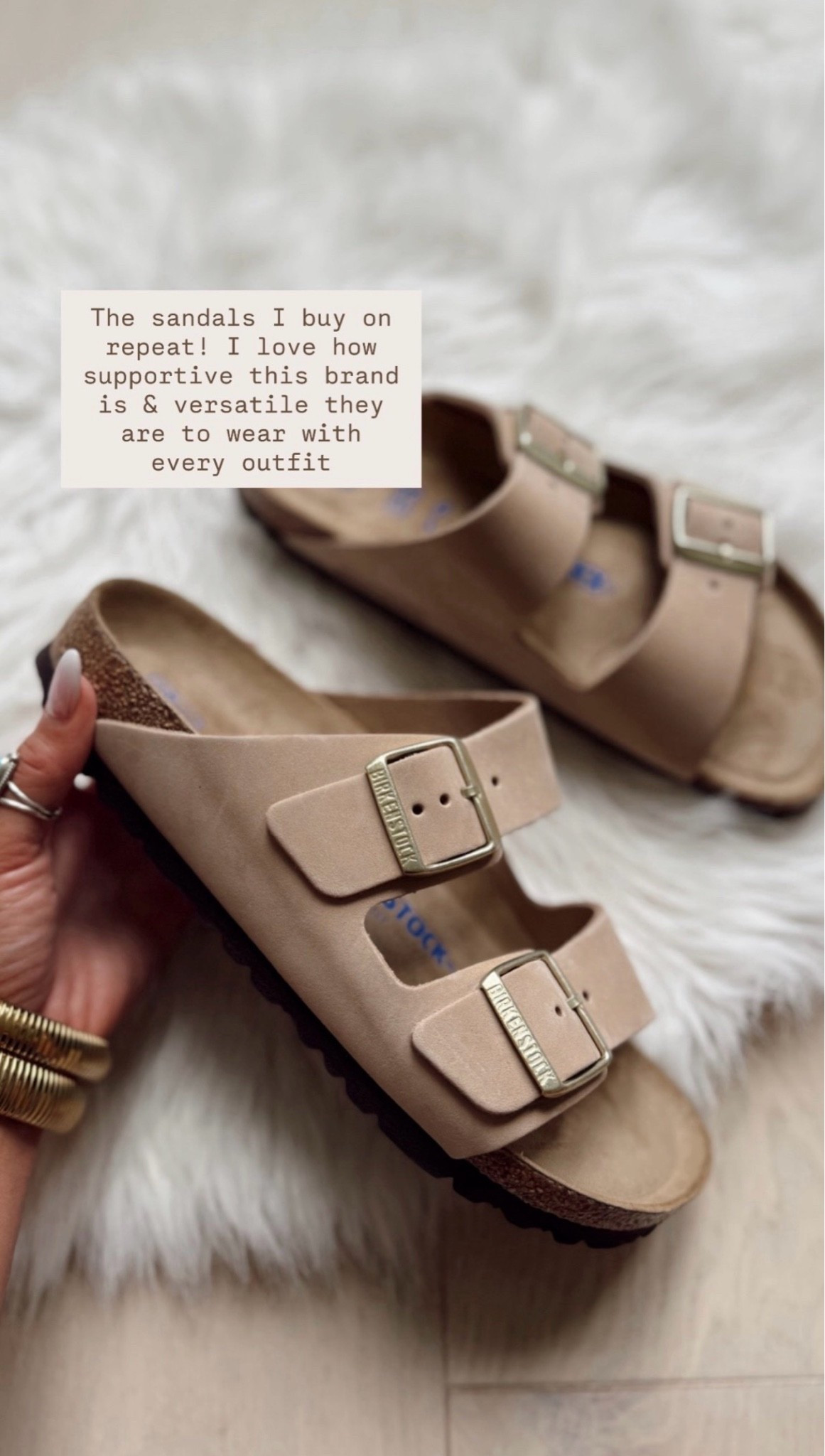 🤍 I love how versatile these sandals are. I buy some every other summer (or every summer) 

Supportive, comfortable + goes with every look

#LTKootd #LTKdayinmylife
#LTKmomlife