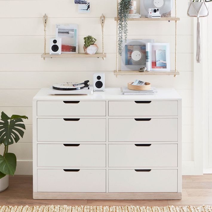 Rhys 8-Drawer Wide Dresser (52") | Pottery Barn Teen